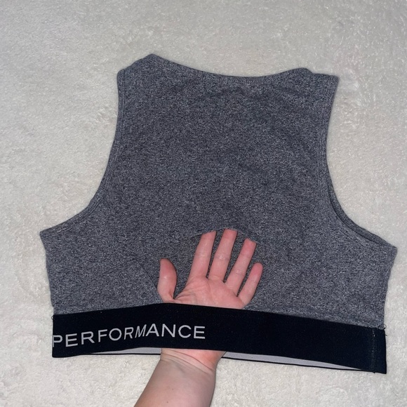 Vintage Calvin Klein Cutout Sports Bra High Neck - Picture 6 of 7